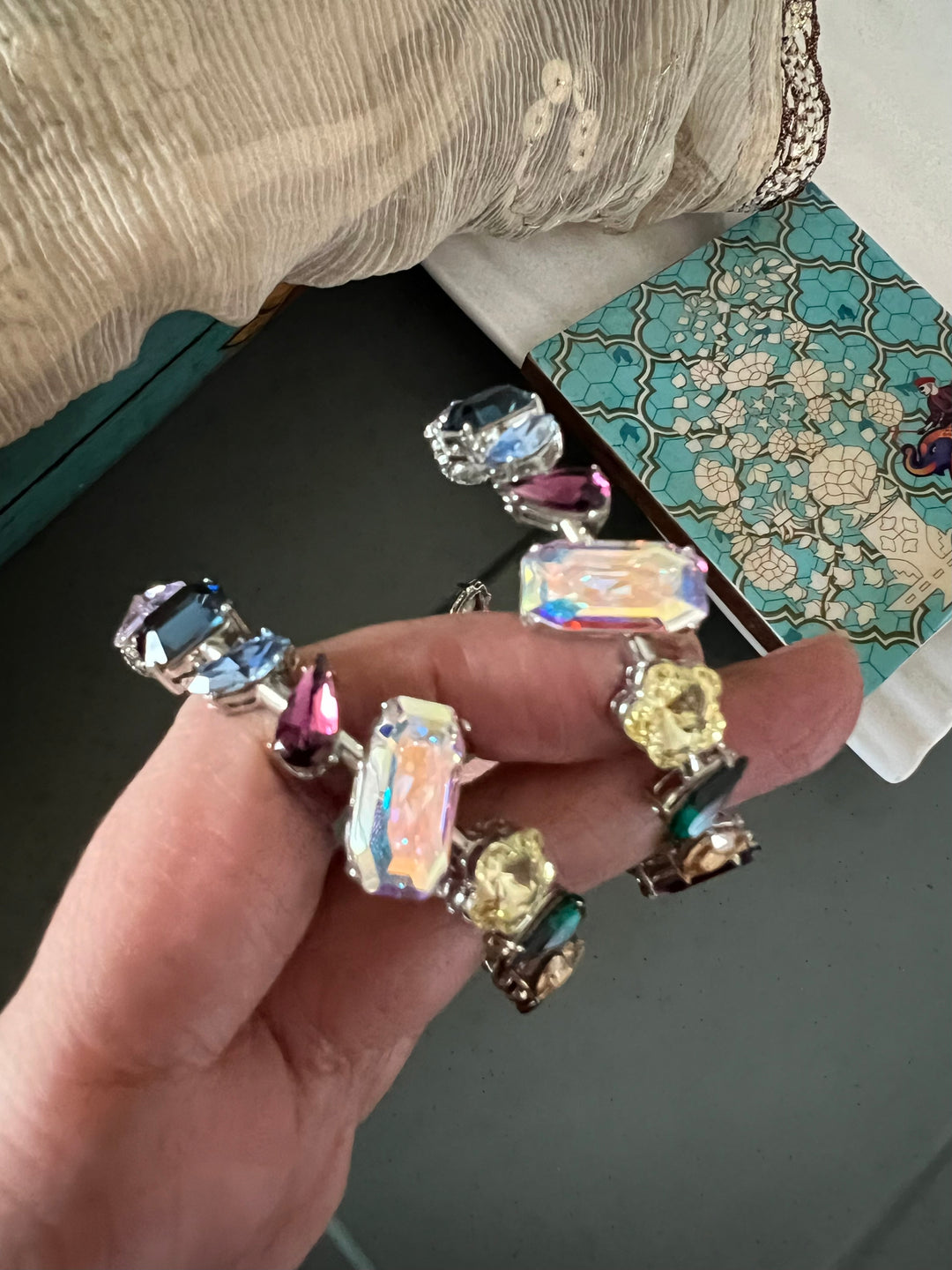 Elegance Defined: Handmade Austrian Crystal Statement Hoop Earrings