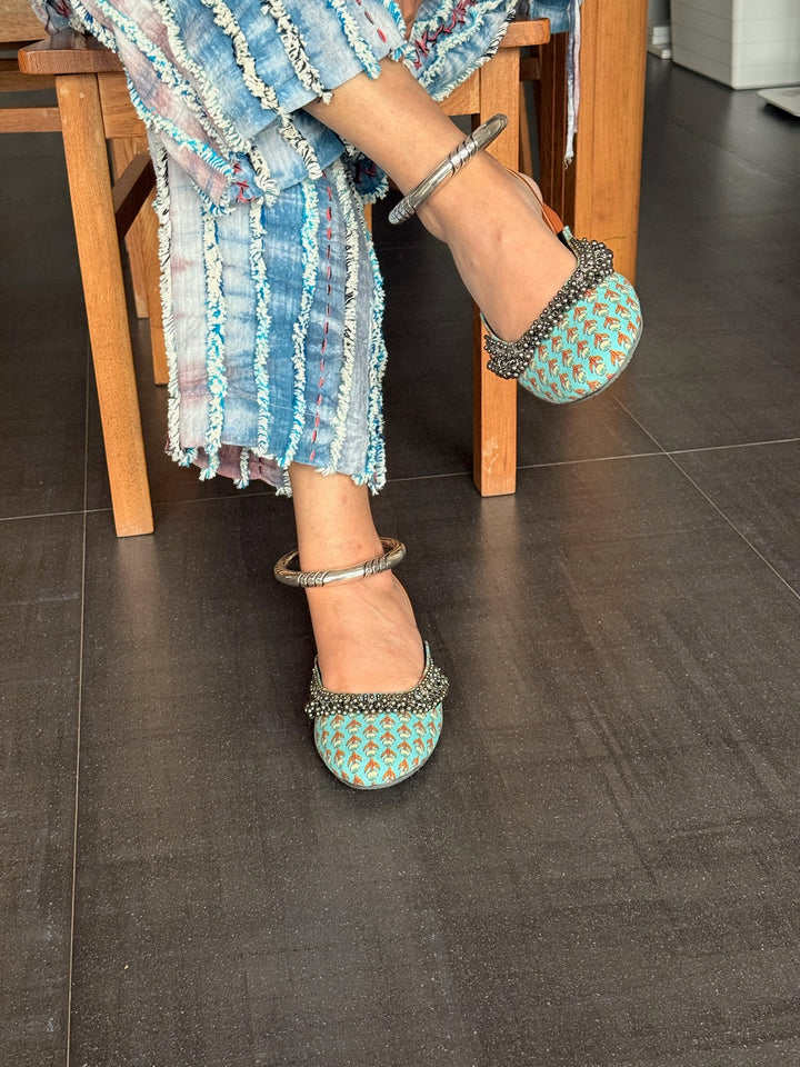 Tribal 925 Silver Anklet Set | SHIVKA Antique Jewelry