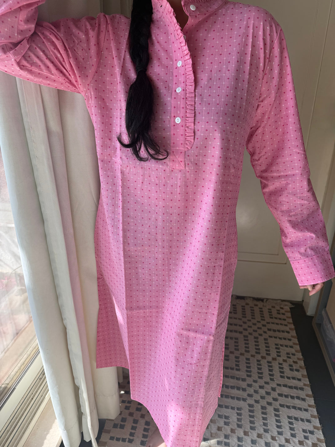 Indian Print Cotton Nightwear/ Handcrafted Nightwear / Loungewear