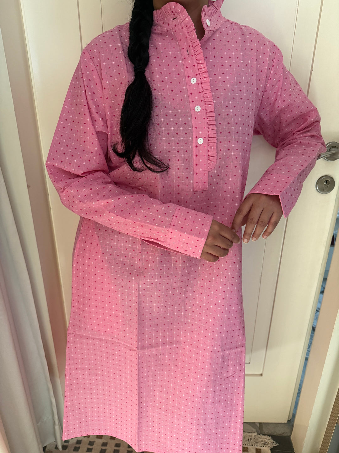 Indian Print Cotton Nightwear/ Handcrafted Nightwear / Loungewear