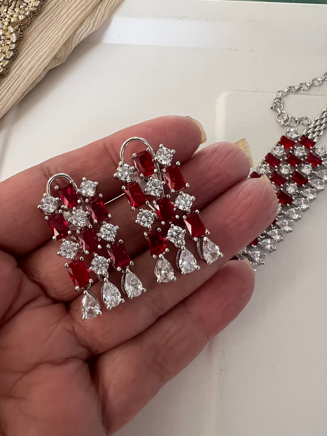 Elegant Designer Choker Necklace Set | SHIVKA | Brass, Copper & Silver | Perfect for Destination Weddings