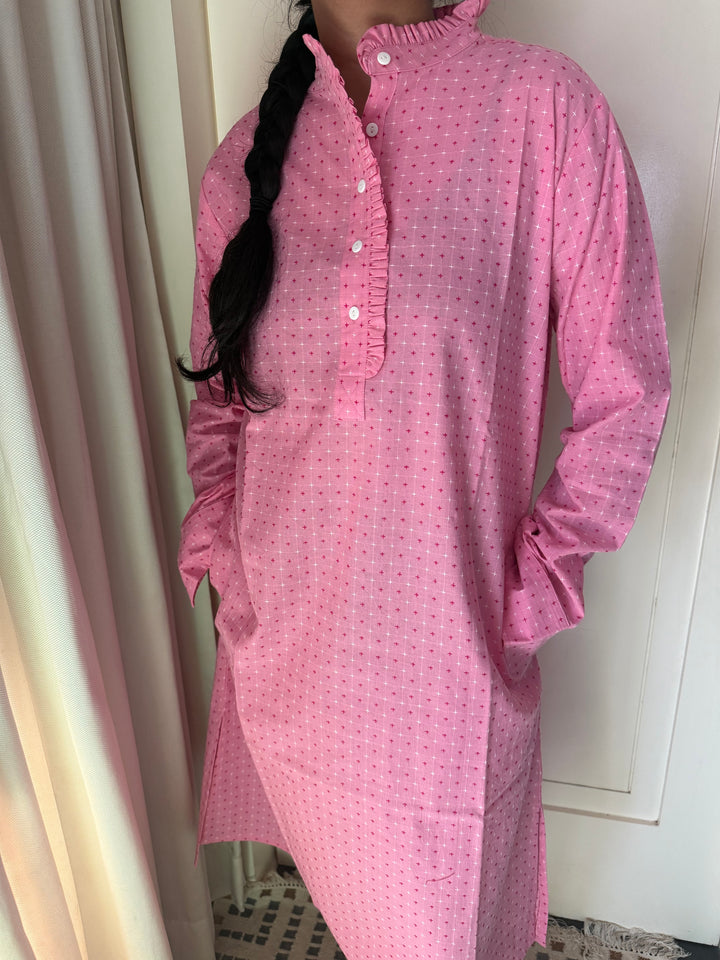 Indian Print Cotton Nightwear/ Handcrafted Nightwear / Loungewear