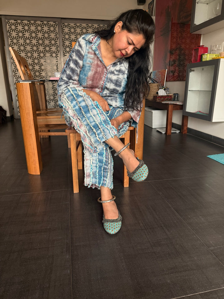 Tribal 925 Silver Anklet Set | SHIVKA Antique Jewelry