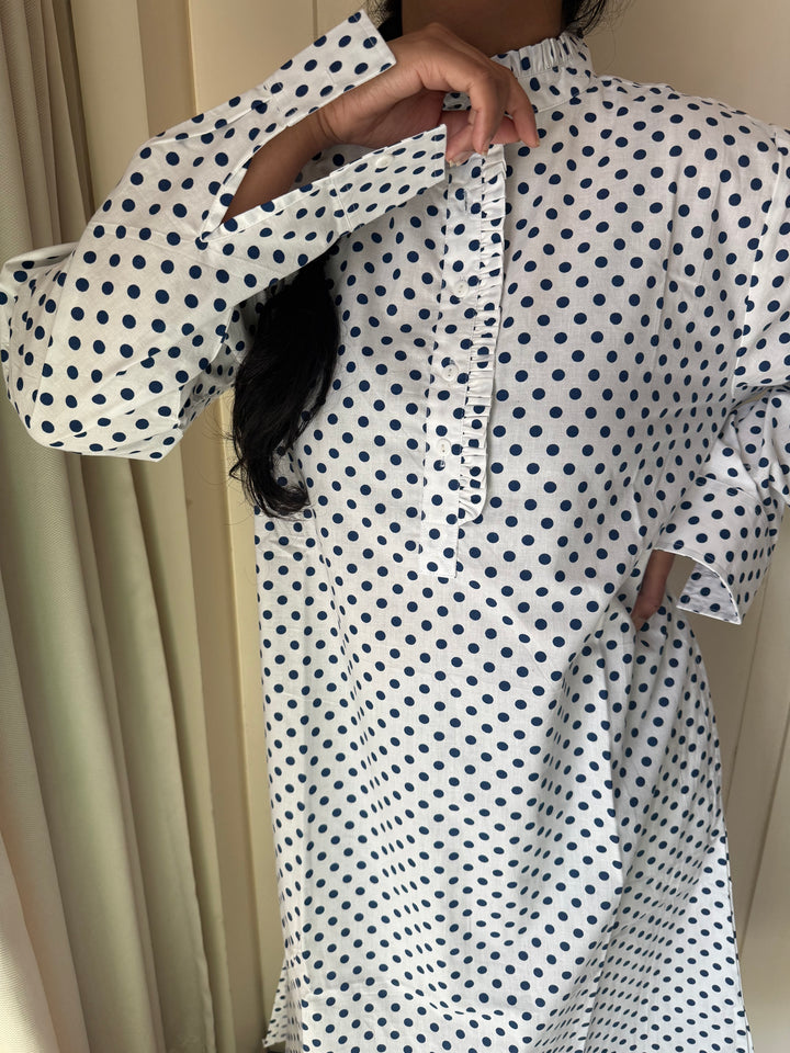 Indian Print Cotton Nightwear/ Handcrafted Nightwear / Loungewear