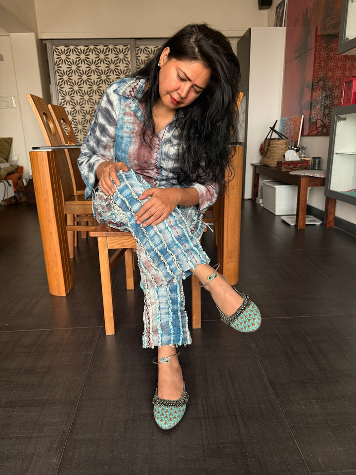 925 Silver Tribal Anklets | SHIVKA Set of 2