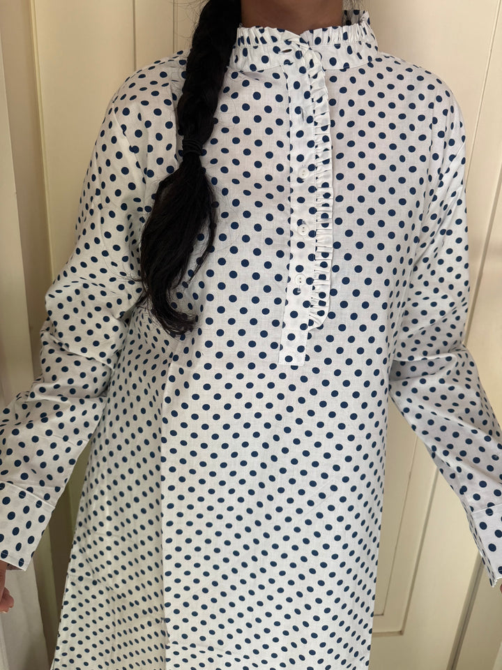 Indian Print Cotton Nightwear/ Handcrafted Nightwear / Loungewear