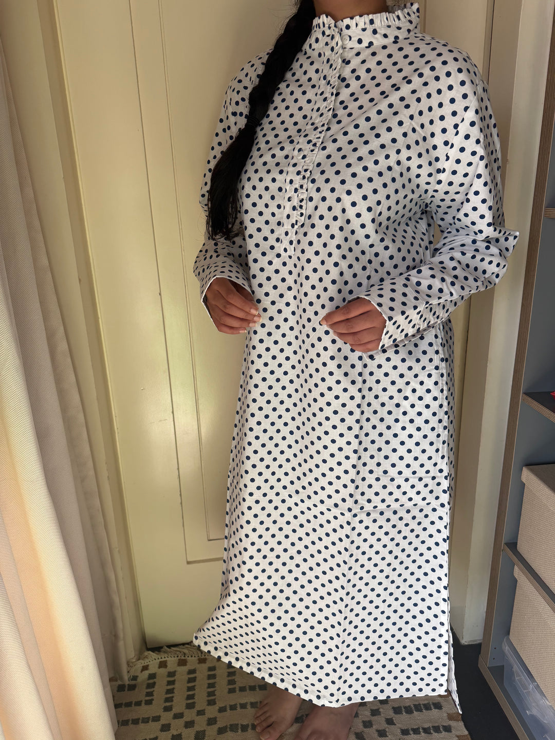 Indian Print Cotton Nightwear/ Handcrafted Nightwear / Loungewear
