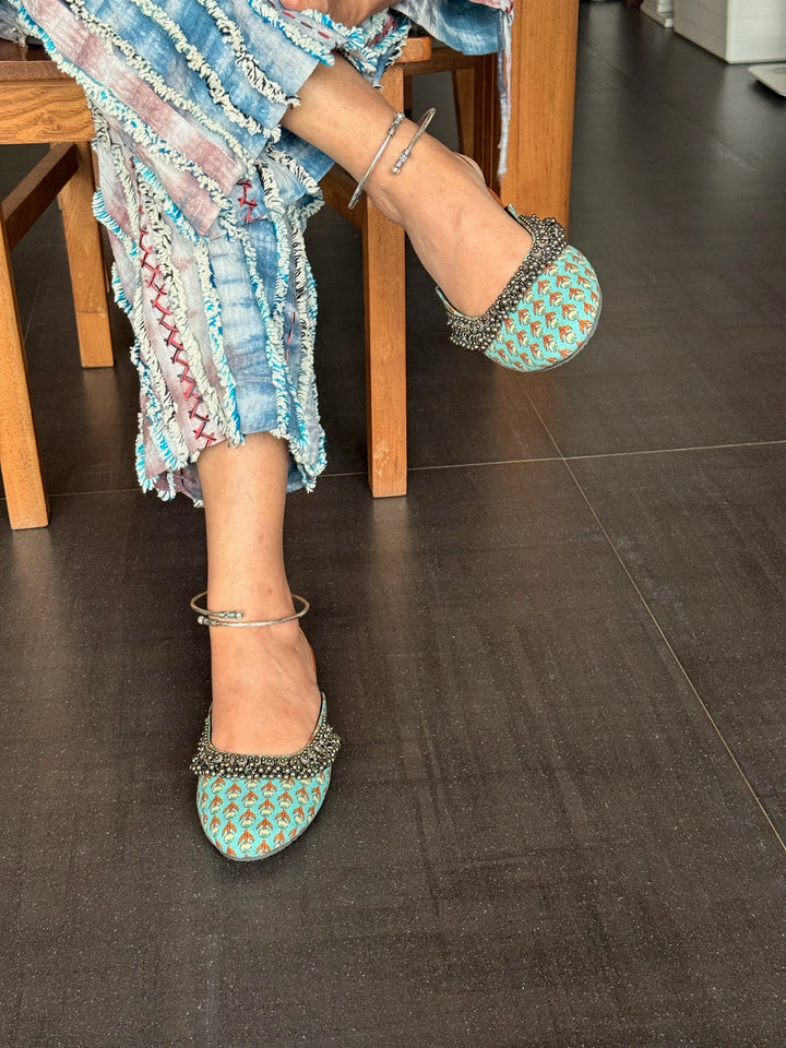 925 Silver Tribal Anklets | SHIVKA Set of 2