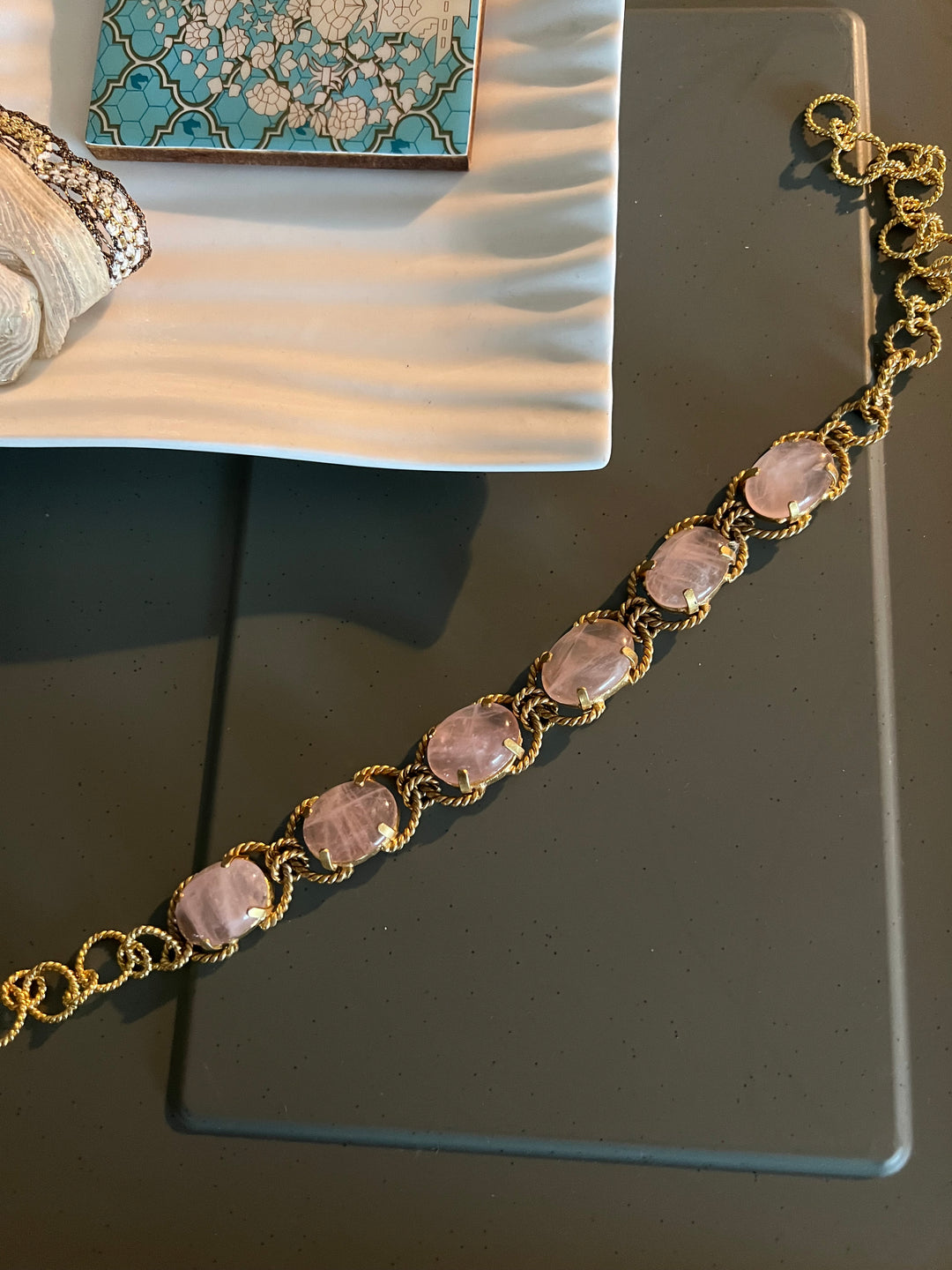 Natural Rose Quartz Choker - Premium Quality Craftsmanship