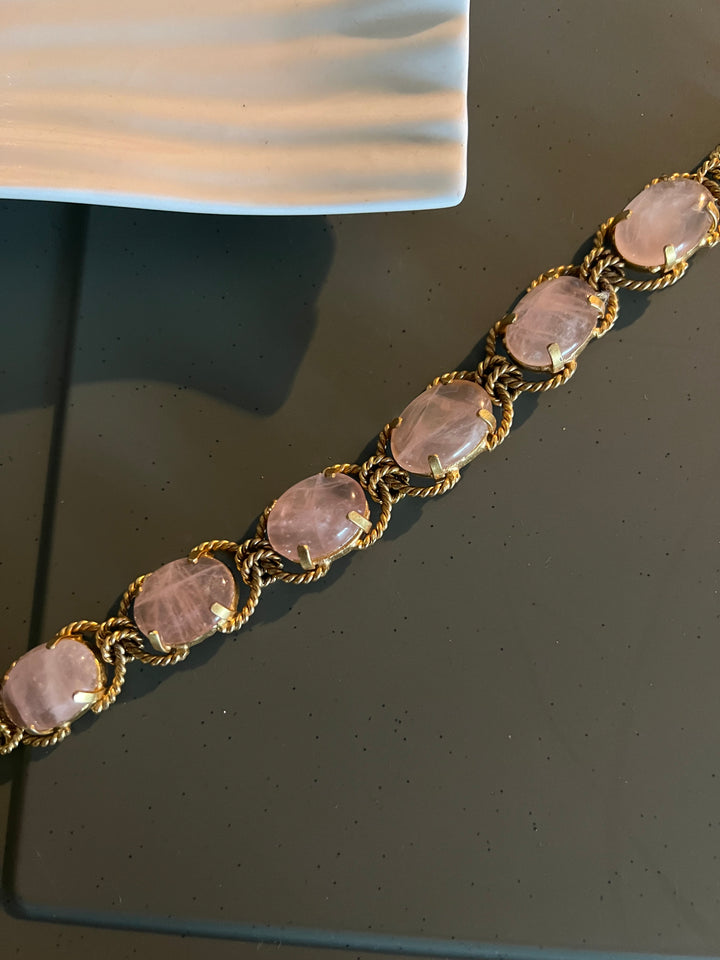Natural Rose Quartz Choker - Premium Quality Craftsmanship