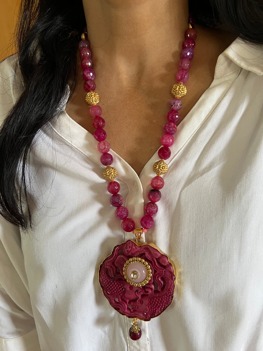 Exquisite Pendant Necklace Set - A Masterpiece of Elegance