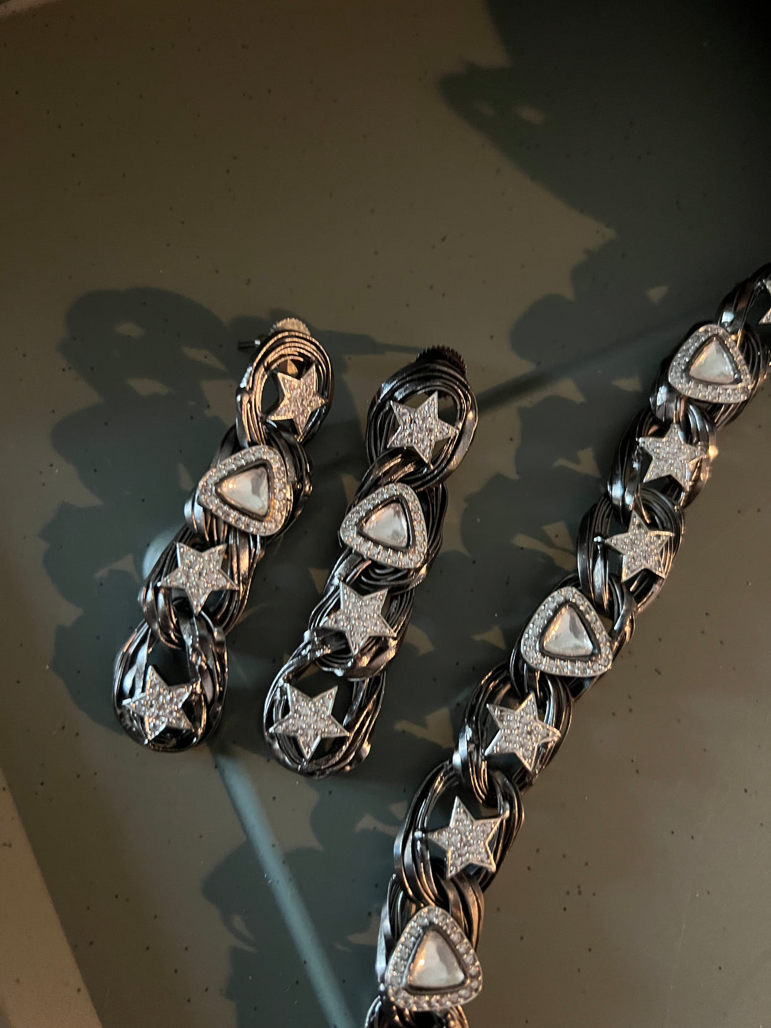 Designer Embellished Necklace Set with Bracelet - Unmatched Quality and Style