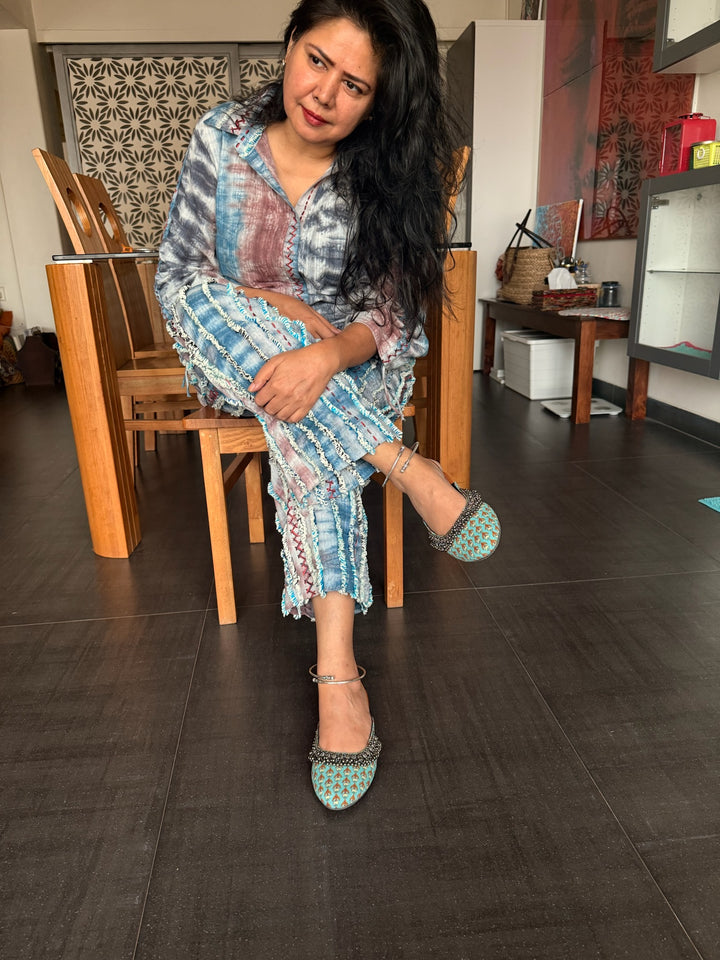 925 Silver Tribal Anklets | SHIVKA Set of 2