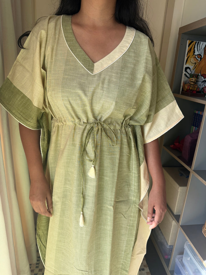 100% Cotton Kaftan: Indian Print Loungewear