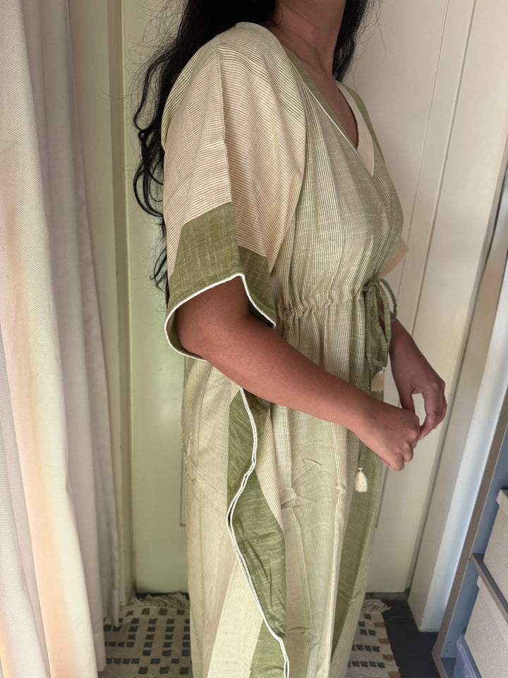 100% Cotton Kaftan: Indian Print Loungewear
