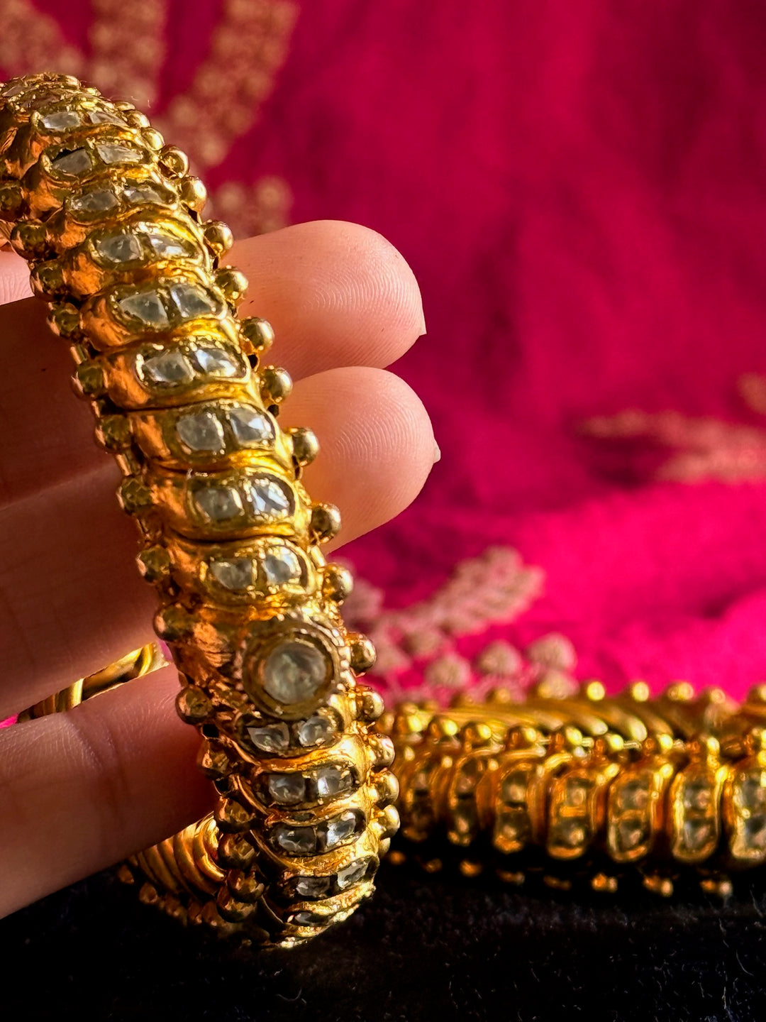 Handmade Bikaner 925 Silver Sutlada Pair | SHIVKA