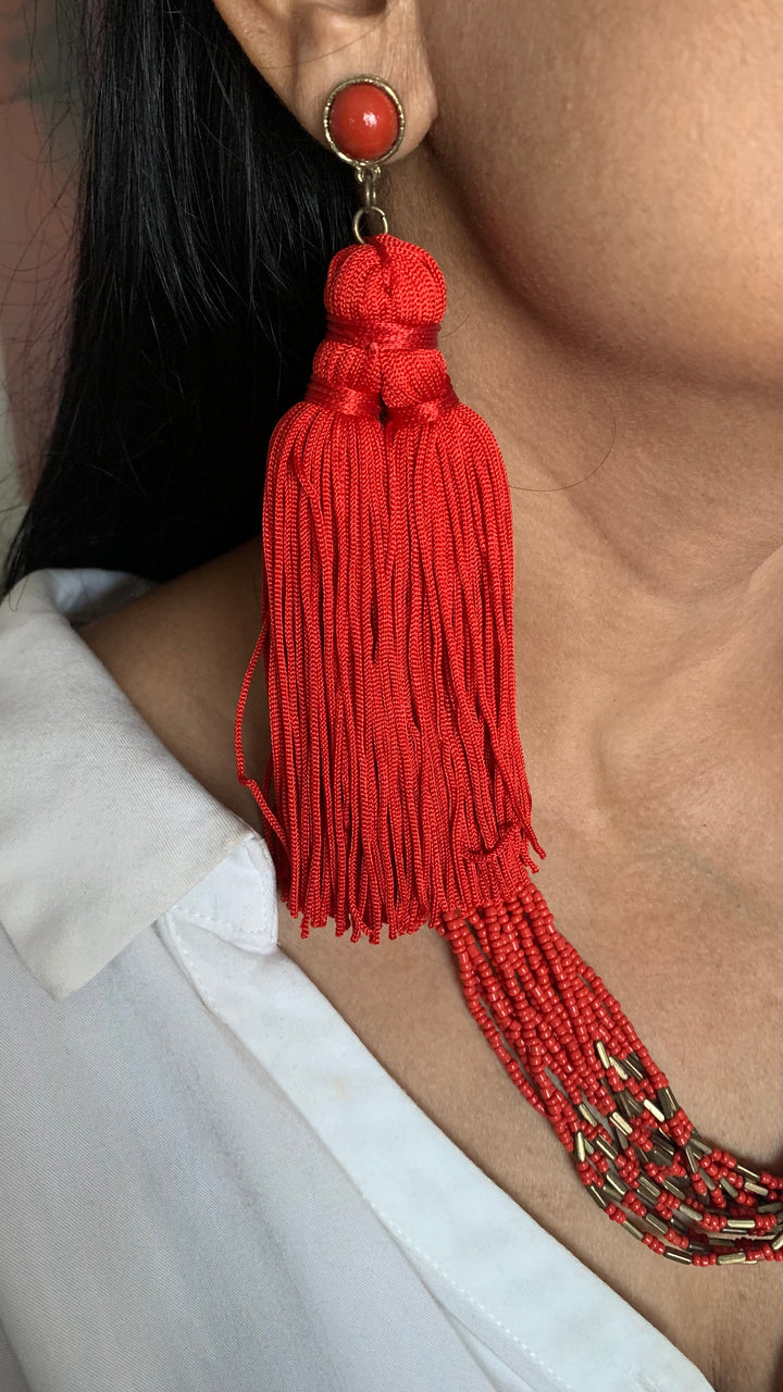 Beaded Necklace Set/ Boho Necklace Set/ Bohemian Necklace Set