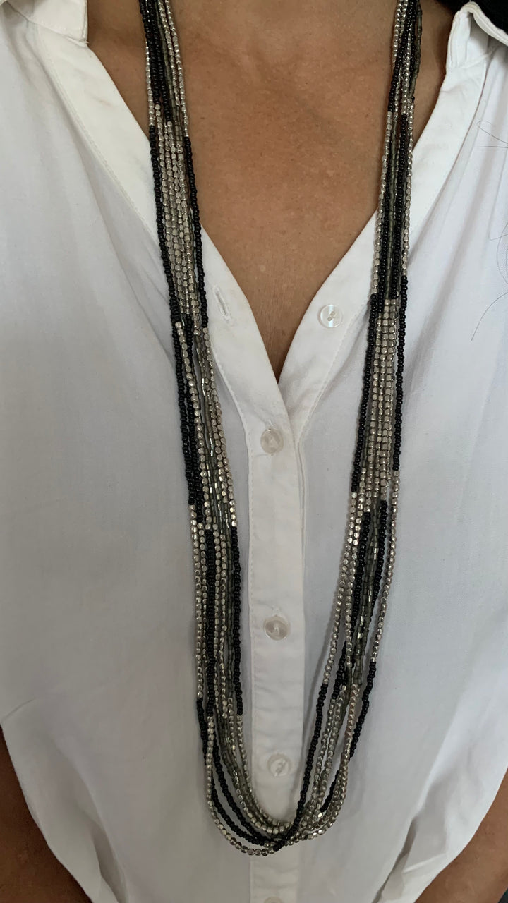 Beaded Necklace Set/ Boho Necklace Set/ Bohemian Necklace Set