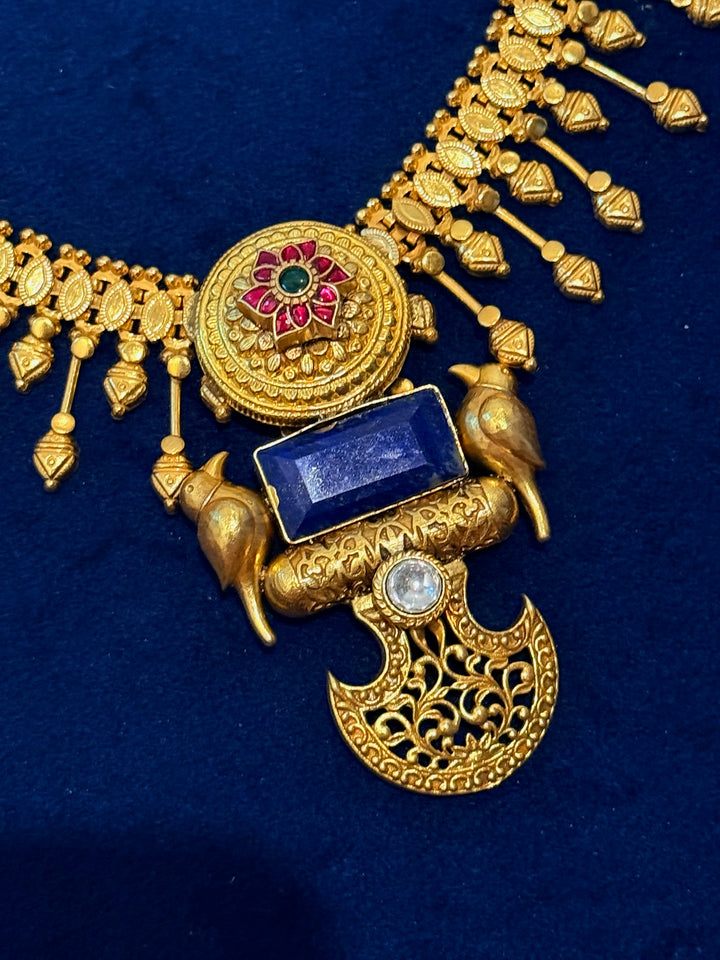 Handmade 925 Silver Lapis Lazuli Necklace | SHIVKA