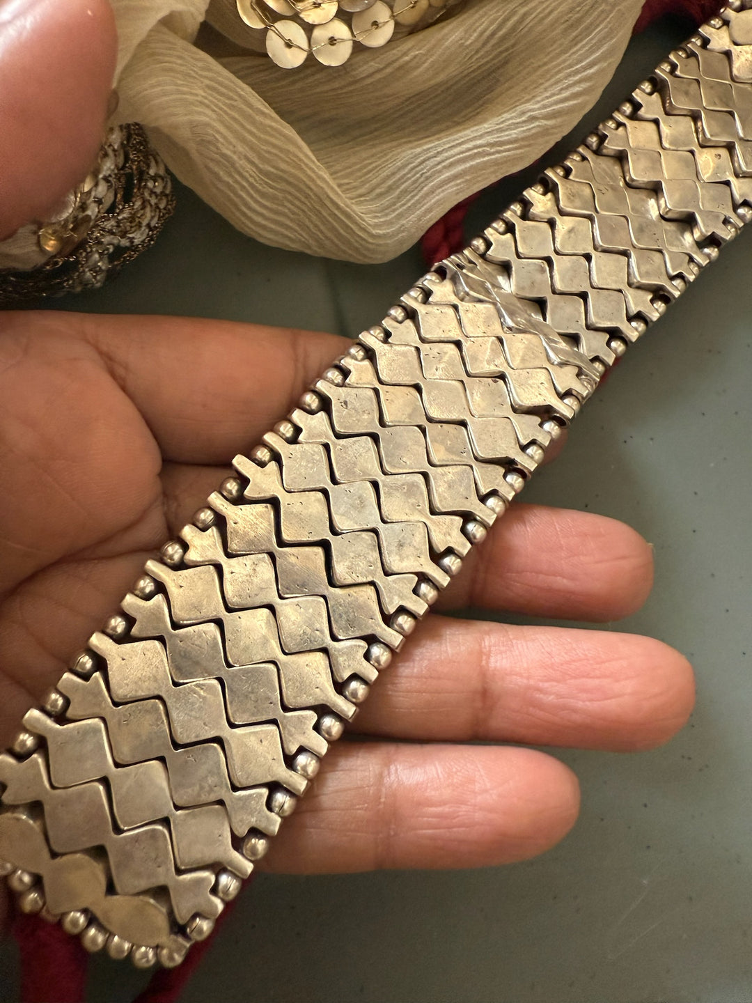 Vintage 925 Silver Coral Choker Set – SHIVKA