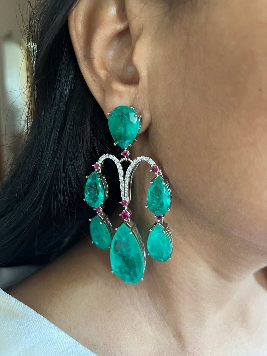 Premium Doublet Stone Earrings - Premium Quality, Exquisite Craftsmanship