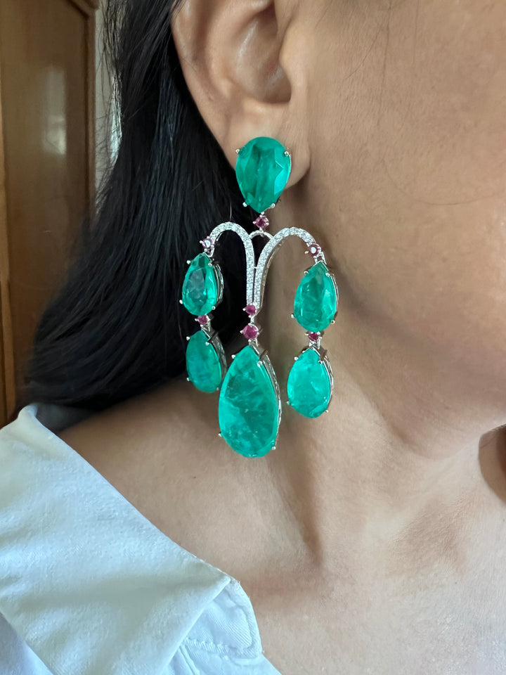 Premium Doublet Stone Earrings - Premium Quality, Exquisite Craftsmanship