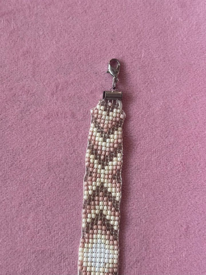 Aztec Pattern Beaded Choker Necklace