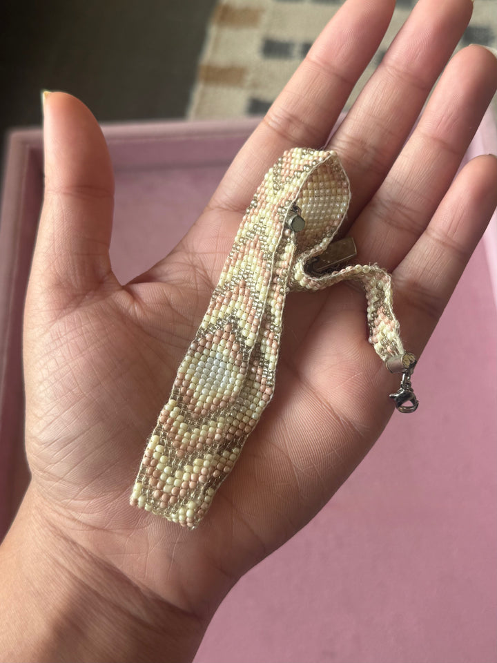 Aztec Pattern Beaded Choker Necklace