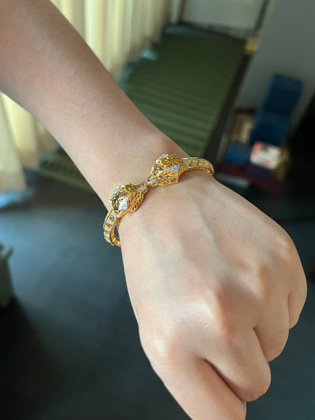 Designer 925 Silver Bracelet with Korean Stones – Elegant & Timeless