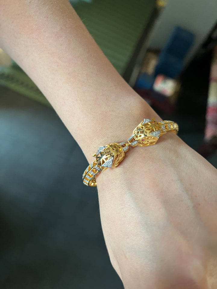 Designer 925 Silver Bracelet with Korean Stones – Elegant & Timeless