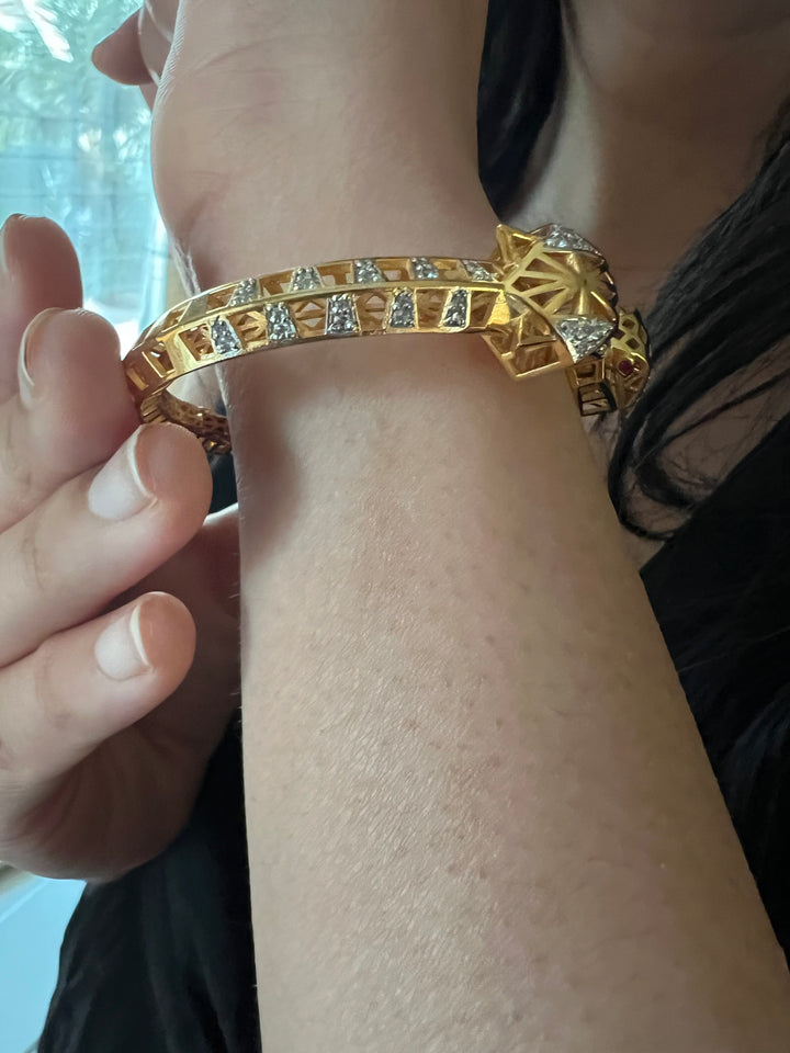 Designer 925 Silver Bracelet with Korean Stones – Elegant & Timeless