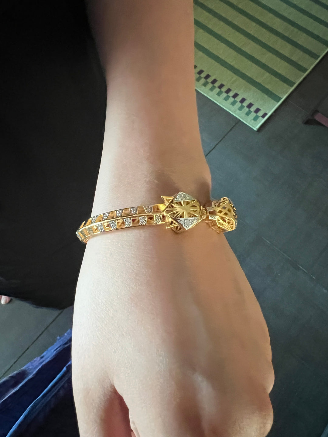 Designer 925 Silver Bracelet with Korean Stones – Elegant & Timeless