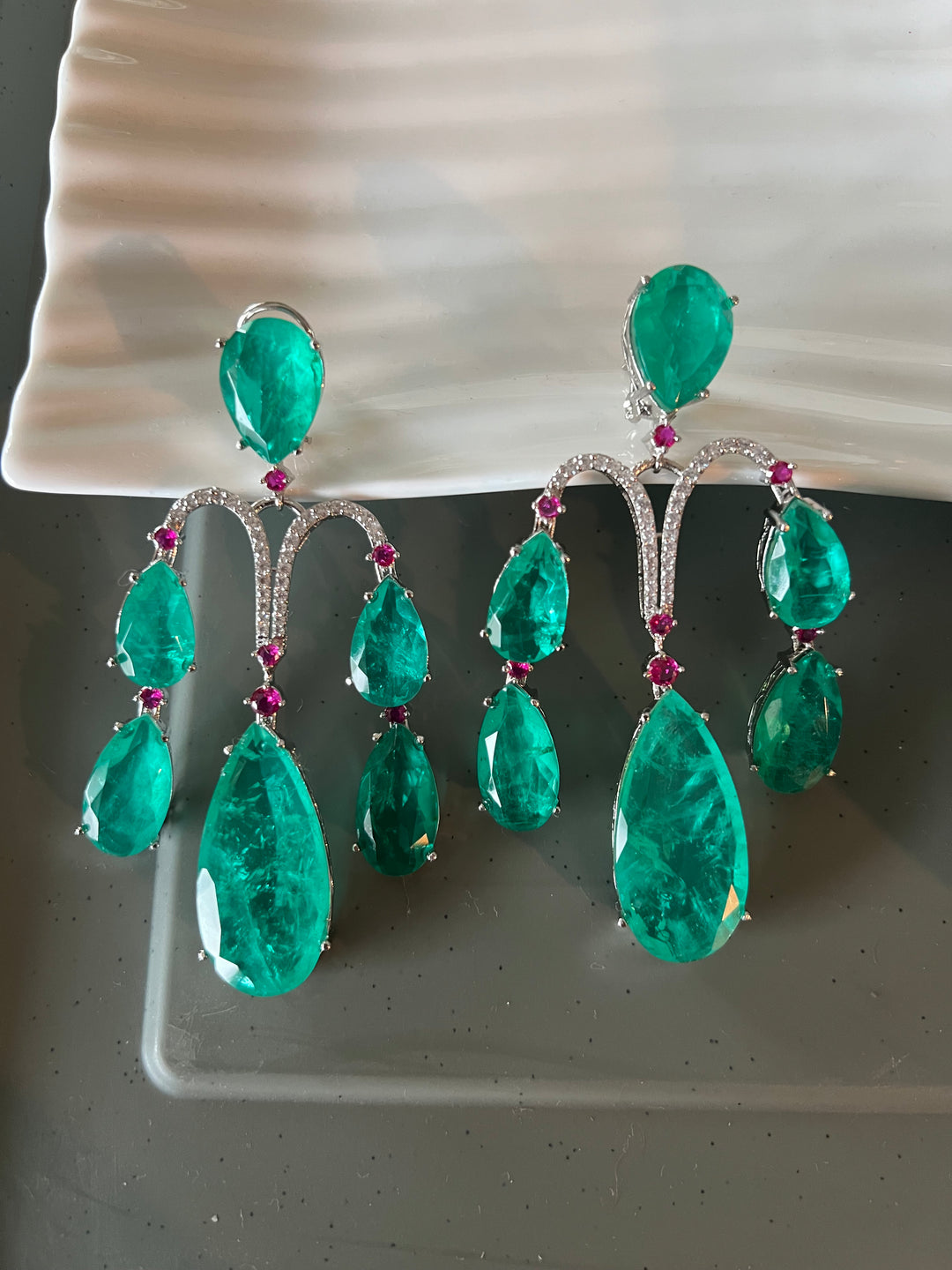 Premium Doublet Stone Earrings - Premium Quality, Exquisite Craftsmanship