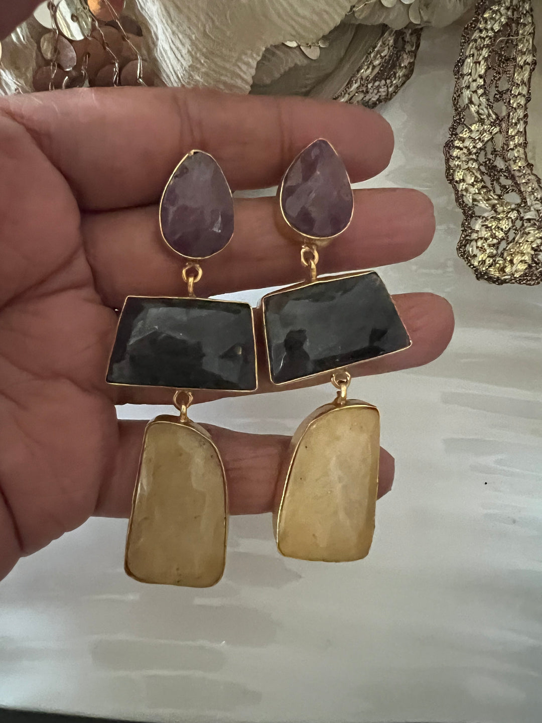 Multi Sapphire Earrings - Premium Quality, Exquisite Craftsmanship