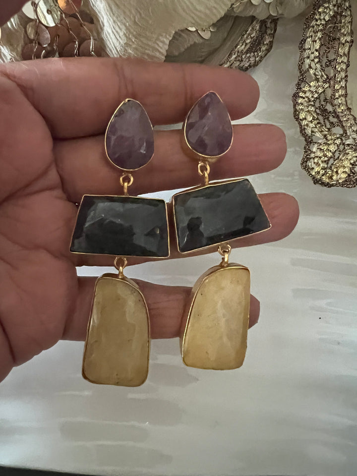 Multi Sapphire Earrings - Premium Quality, Exquisite Craftsmanship