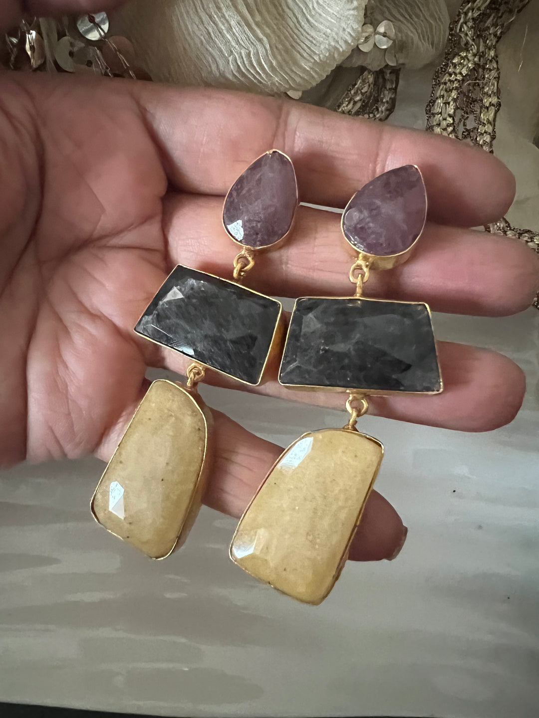 Multi Sapphire Earrings - Premium Quality, Exquisite Craftsmanship