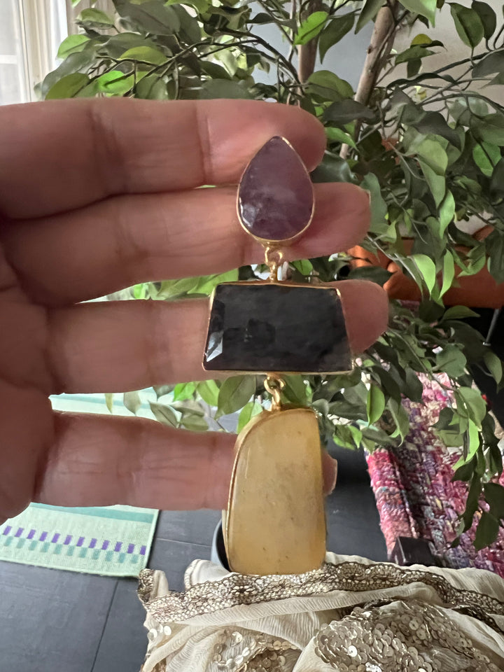 Multi Sapphire Earrings - Premium Quality, Exquisite Craftsmanship