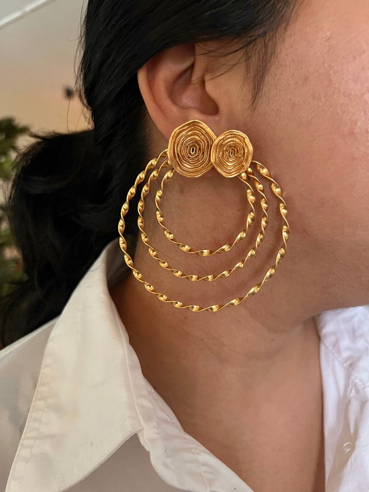 Statement Hoop Studs