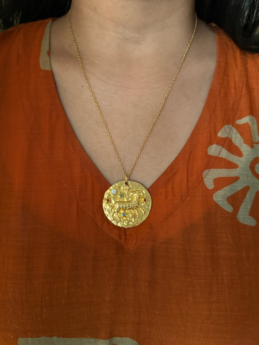 Taurus Zodiac Gemstone Pendant – SHIVKA