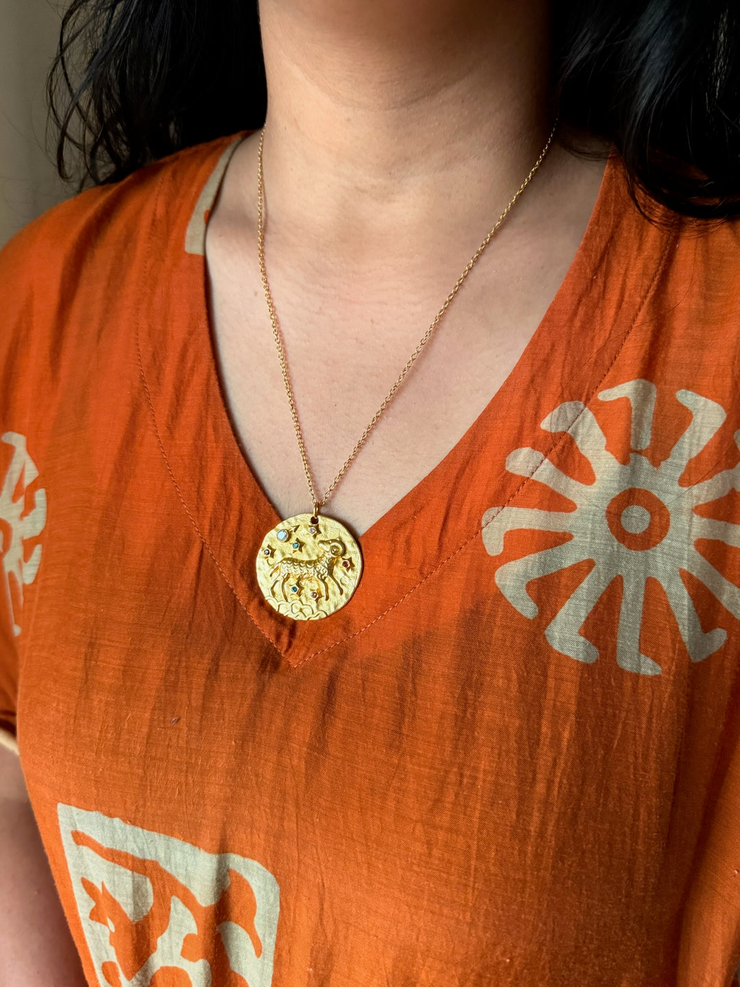 Taurus Zodiac Gemstone Pendant – SHIVKA