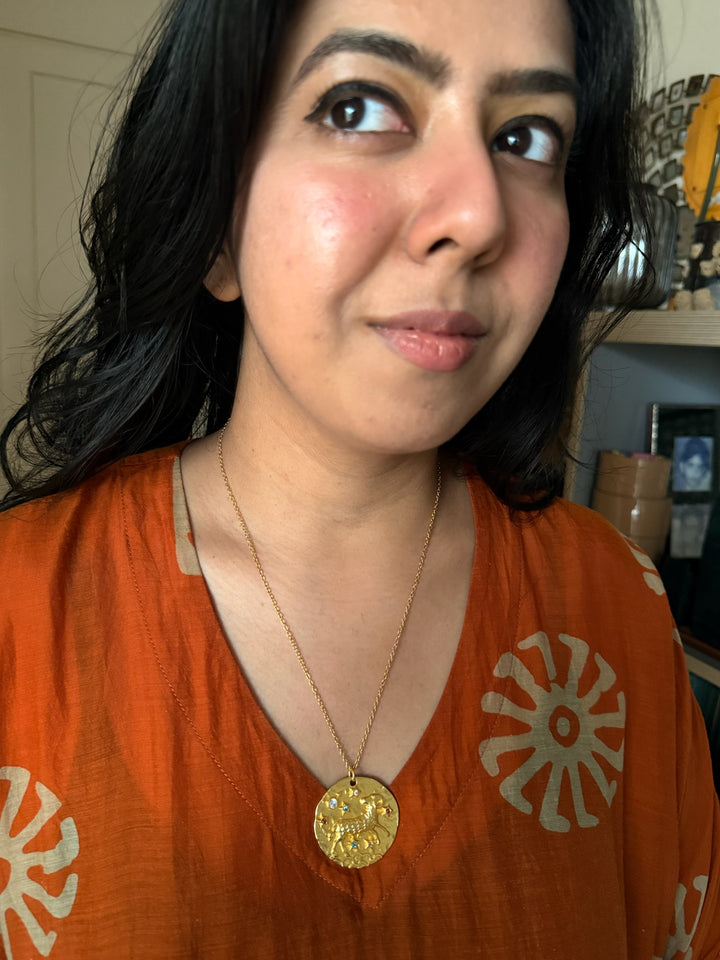 Taurus Zodiac Gemstone Pendant – SHIVKA