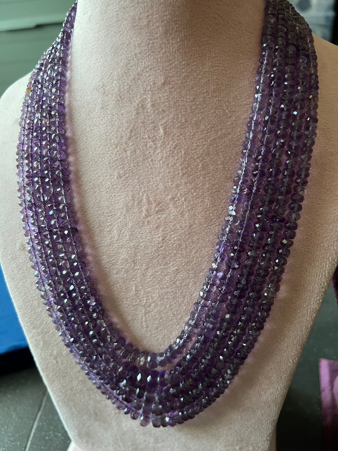 Artisan-Crafted Amethyst Necklace: Elegance from Brazilian Mines
