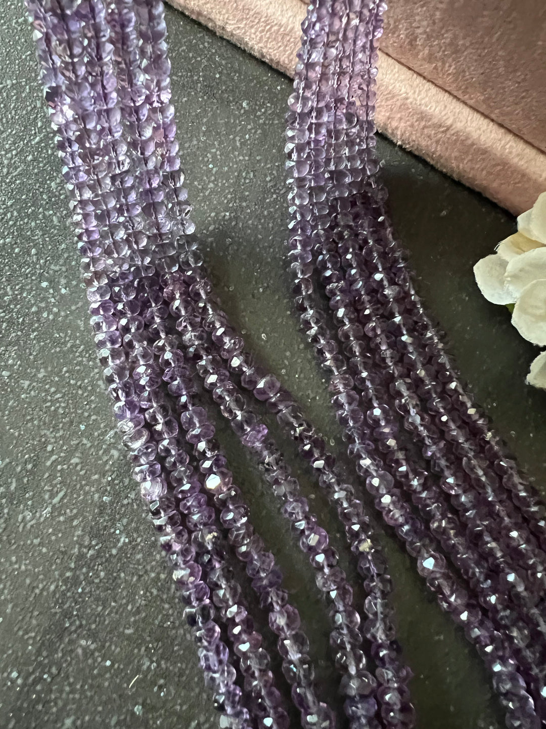 Artisan-Crafted Amethyst Necklace: Elegance from Brazilian Mines