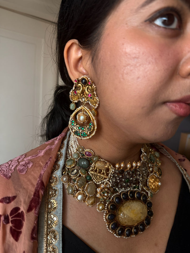 Victorian Silver Bridal Set | SHIVKA