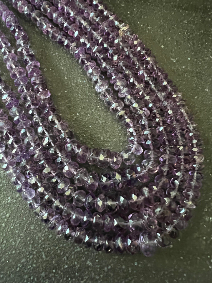 Artisan-Crafted Amethyst Necklace: Elegance from Brazilian Mines