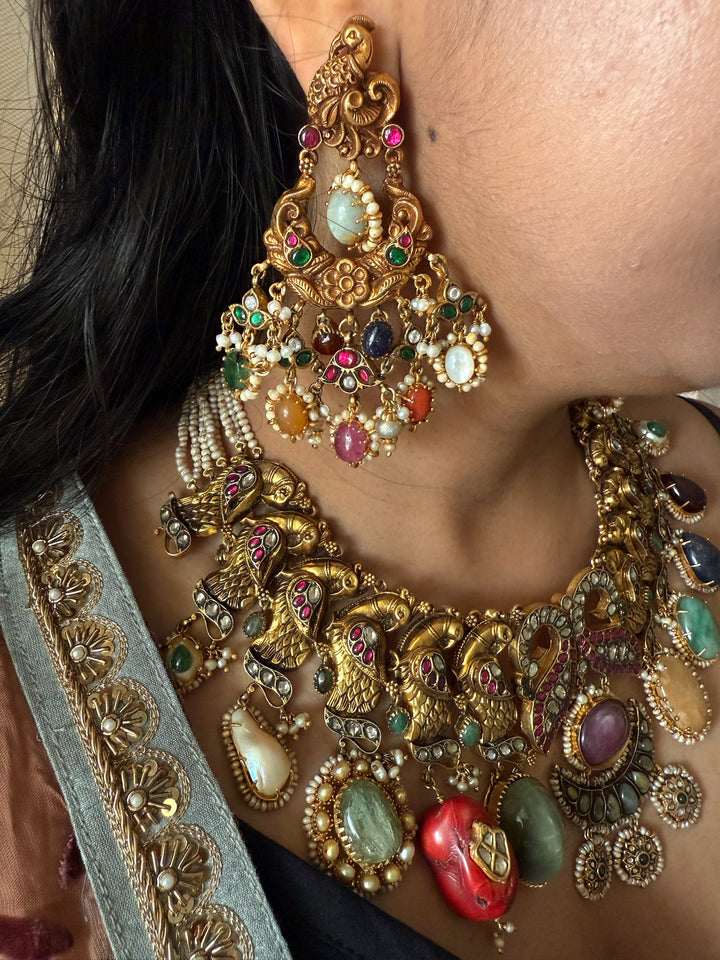 Victorian 925 Silver Necklace Set – Royal One Piece Only