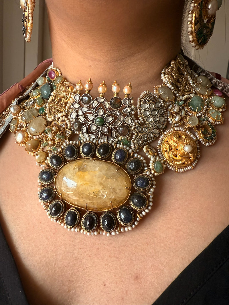 Victorian Silver Bridal Set | SHIVKA