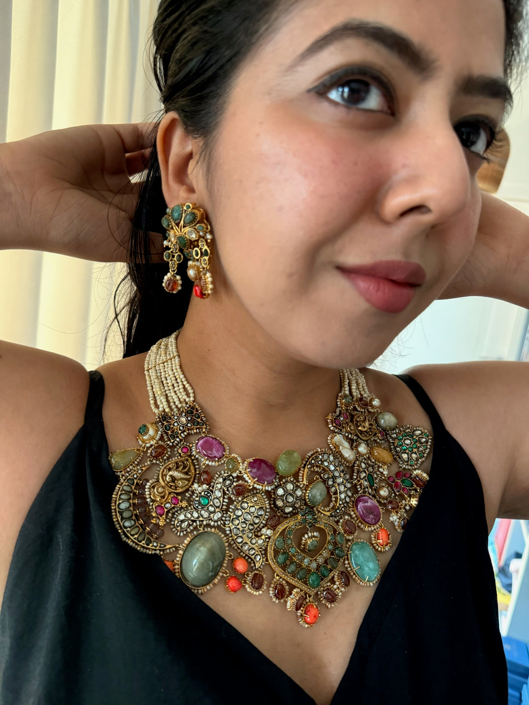 Victorian 925 Silver Necklace Set – Royal One Piece Only