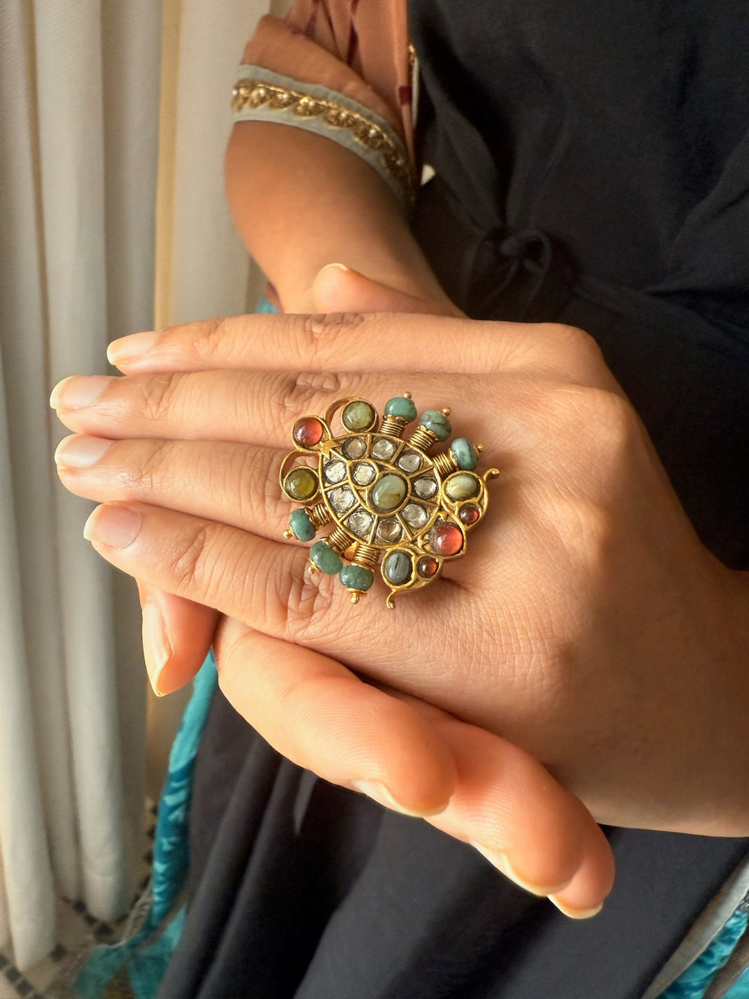 Handmade Vintage Victorian 925 Silver Ring