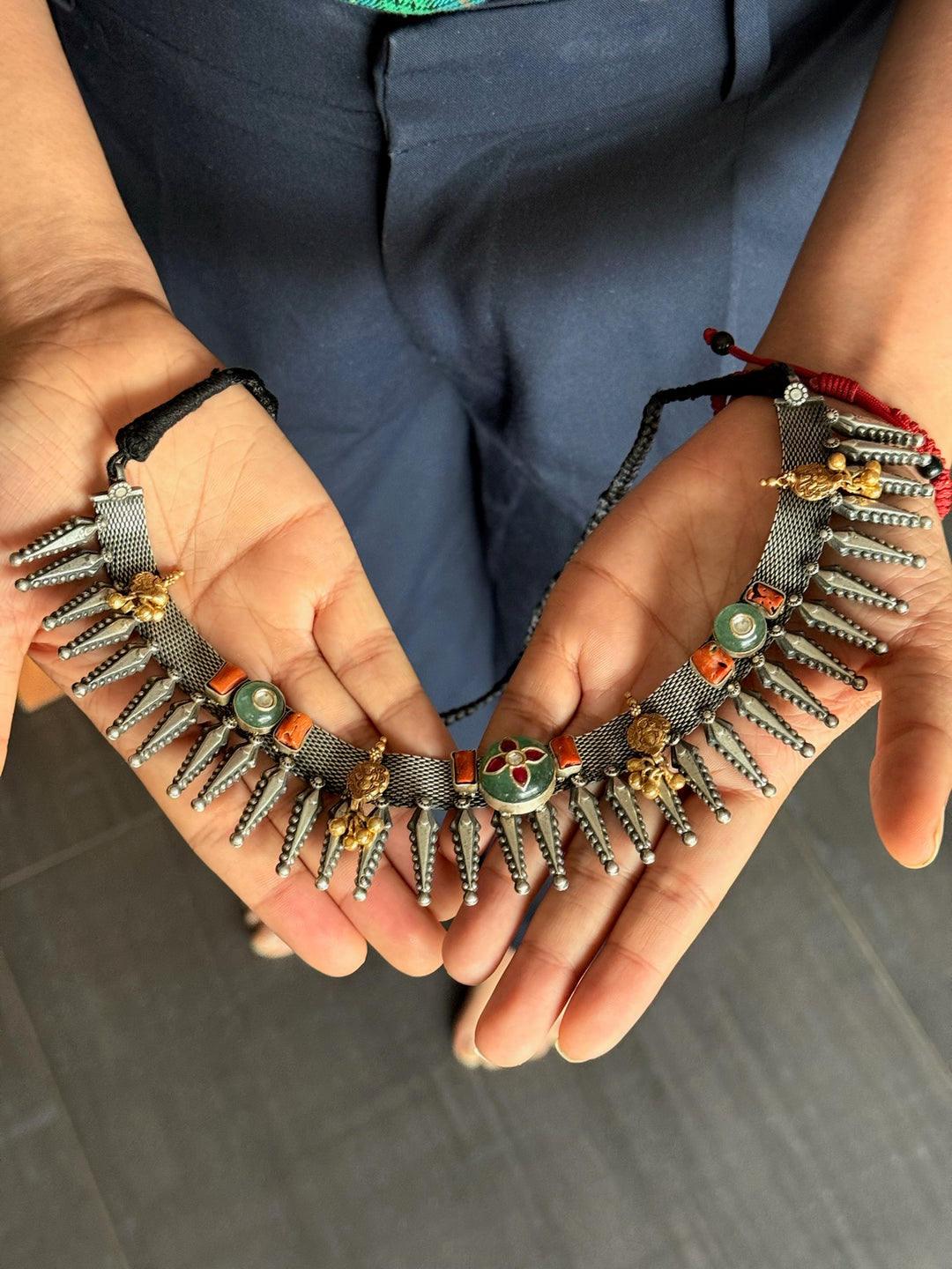 925 Silver Fusion Necklace | SHIVKA